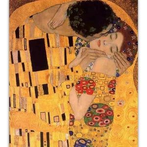 Gustav Klimt The Kiss, Giclee L.E. numbered